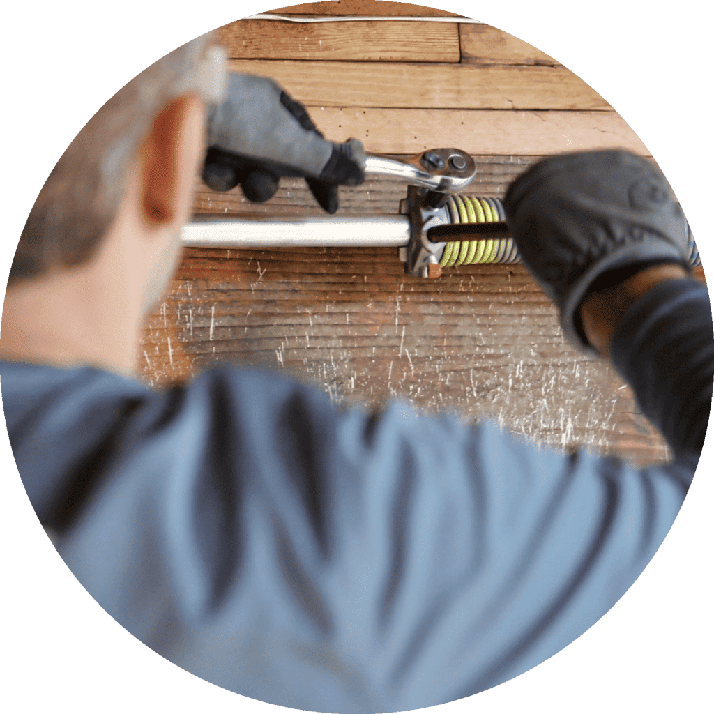 Garage door spring repair by a garage door specialist in Orange County, CA