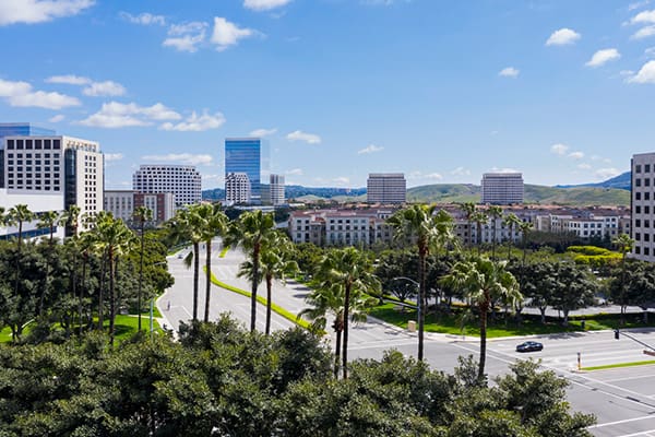 The city of Irvine, Orange County, California